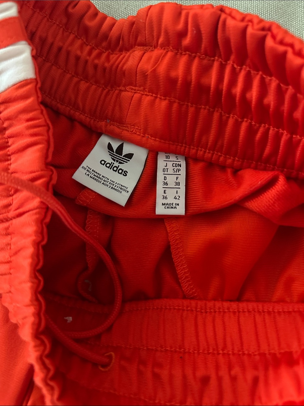 Adidas Ain’t No Sunshine Three-Stripe Joggers with Floral Accent small - Picture 5 of 7